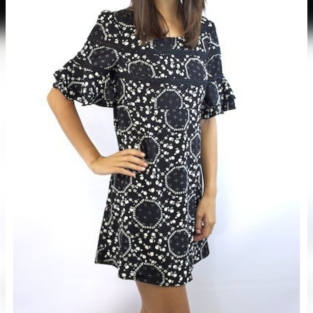 Free People Geo Garden Dress Women's sz 2 - Picture 5 of 15